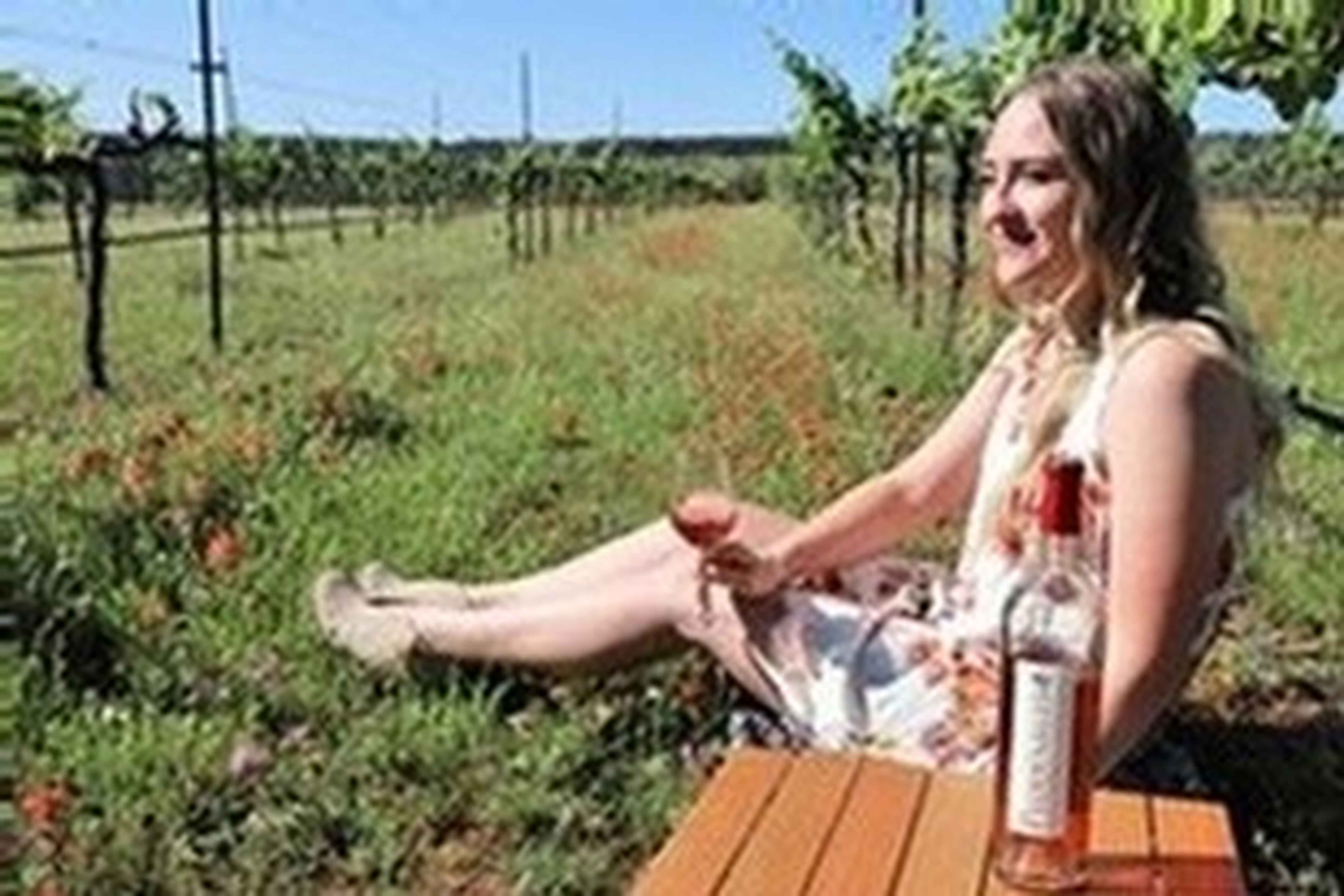 Ashley Gunckel Rose in the Vineyard